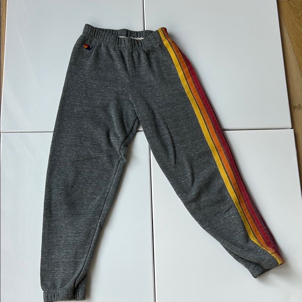 Gray Aviator Nation Sweatpants Size: 8 kids